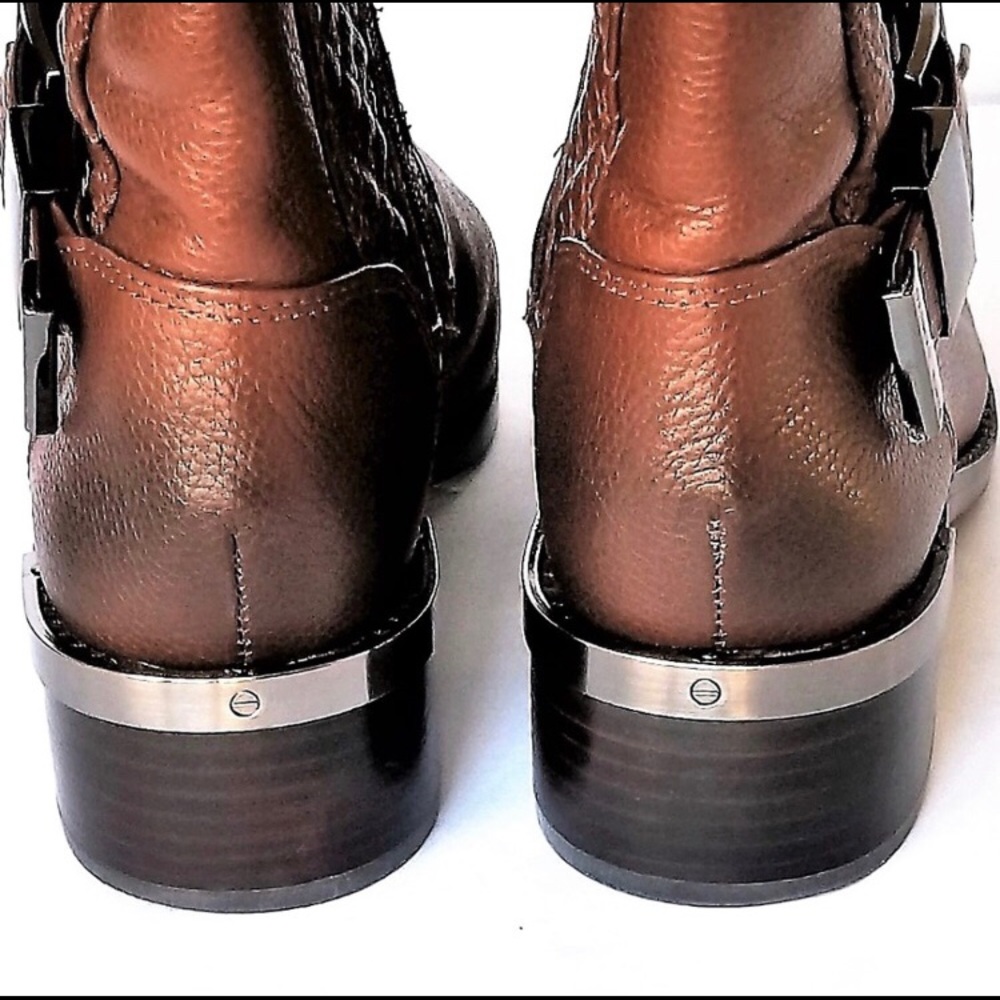 Vince Camuto Mid-Calf Leather Boots Women’s 7M NEW - Picture 3 of 7